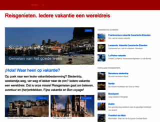 reisgenieten.nl screenshot