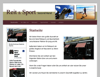 reit-und-sport-second-hand.de screenshot