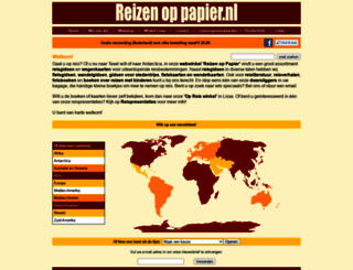 reizenoppapier.nl screenshot