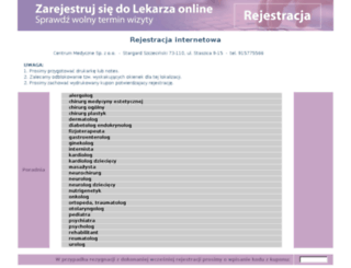 rejestracja.consiliuscm.pl screenshot