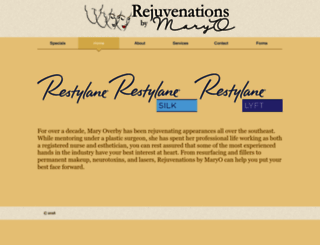 rejuvenationbymaryo.com screenshot