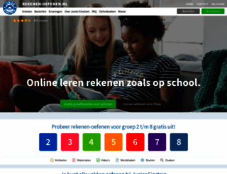 rekenen-oefenen.nl screenshot