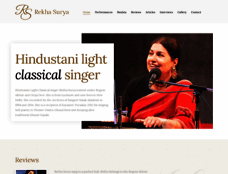 rekhasurya.com screenshot