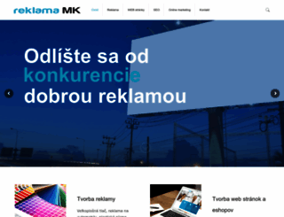 reklamamk.sk screenshot