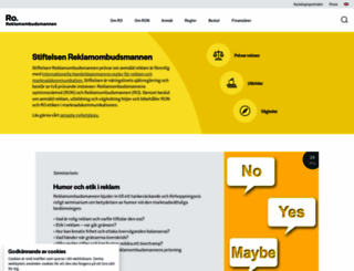 reklamombudsmannen.org screenshot