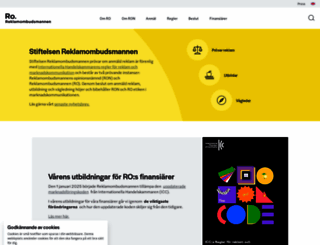 reklamombudsmannen.org screenshot