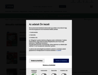reklamujsag.jysk.hu screenshot