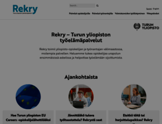 rekryturku.fi screenshot