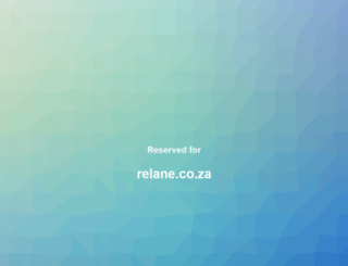 relane.co.za screenshot