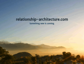 relationship-architecture.com screenshot