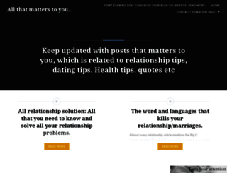 relationshipmatterss.wordpress.com screenshot