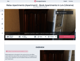 relax-apartments.lvivapartments.org screenshot