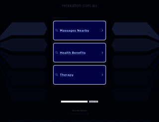relaxation.com.au screenshot