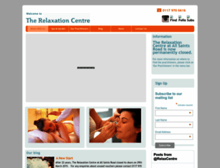 relaxationcentre.co.uk screenshot