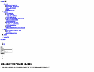relaxbiotech.com screenshot