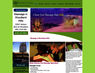 relaxchinesefootmassage.com screenshot