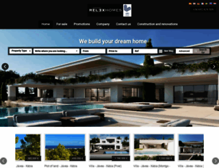 relexhomes.com screenshot