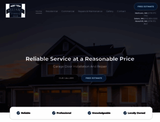 reliable-garagedoors.com screenshot