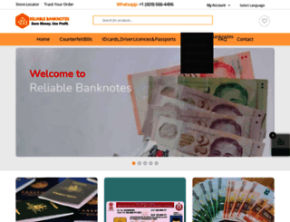 reliablebanknotes.com screenshot