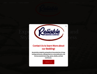 reliablebeddingcompany.com screenshot