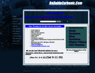 reliablecarbonic.com screenshot