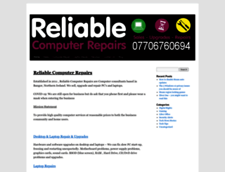 reliablecomputerrepairs.co.uk screenshot