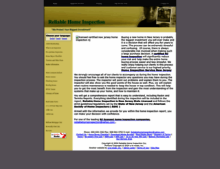 reliablehomeinspectors.com screenshot