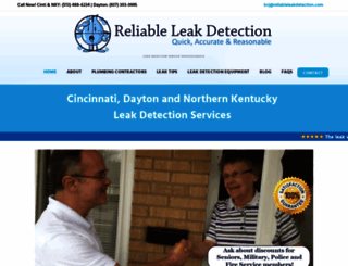 reliableleakdetection.com screenshot