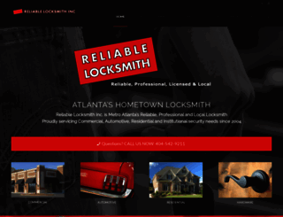 reliablelocksmith.com screenshot
