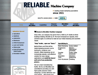 reliablemachine.com screenshot