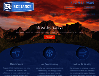 relianceac.com screenshot