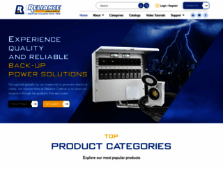 reliancecontrols.com screenshot