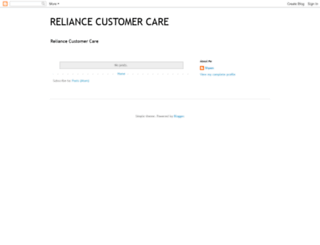 reliancecustomercare.com screenshot