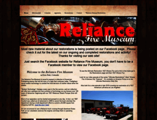 reliancefiremuseum.org screenshot
