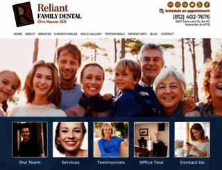 reliantfamilydental.com screenshot