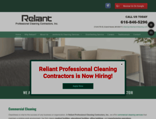 reliantprofcleaningcontractors.com screenshot