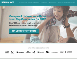 reliaquote.com screenshot