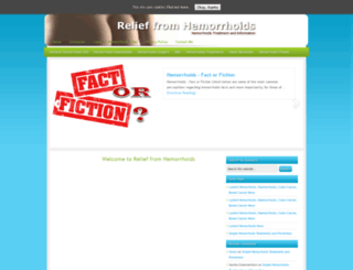 relieffromhaemorrhoids.net screenshot