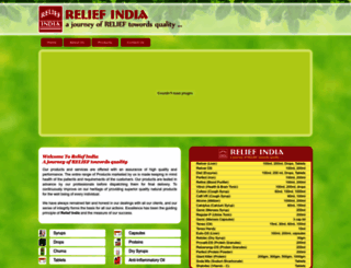 reliefindia.co.in screenshot