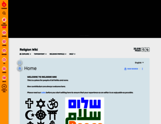 religion.wikia.com screenshot