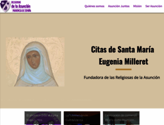 religiosasdelasuncion.org screenshot