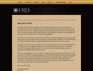 religious-diplomacy.org screenshot