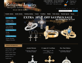 religiousjewelrycollection.com screenshot