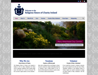 religioussistersofcharity.ie screenshot