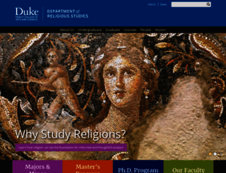 religiousstudies.duke.edu screenshot
