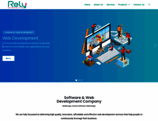 relysoftware.in screenshot