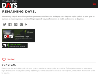 remainingdays.net screenshot