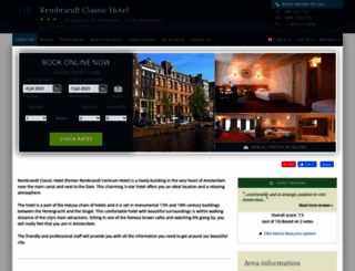 rembrandt-classic.hotel-rez.com screenshot