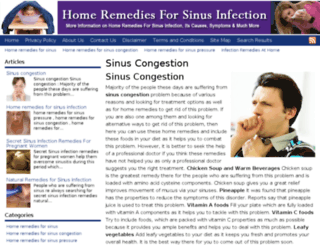 remediesforsinusinfection.net screenshot