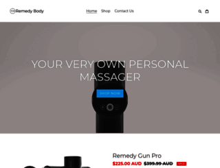remedy-body.myshopify.com screenshot
